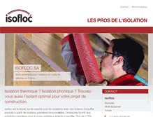 Tablet Screenshot of isofloc.fr