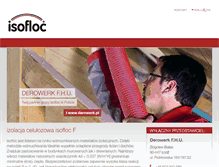 Tablet Screenshot of isofloc.pl