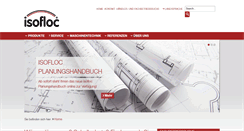 Desktop Screenshot of isofloc.de
