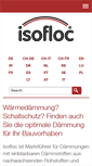 Mobile Screenshot of isofloc.de